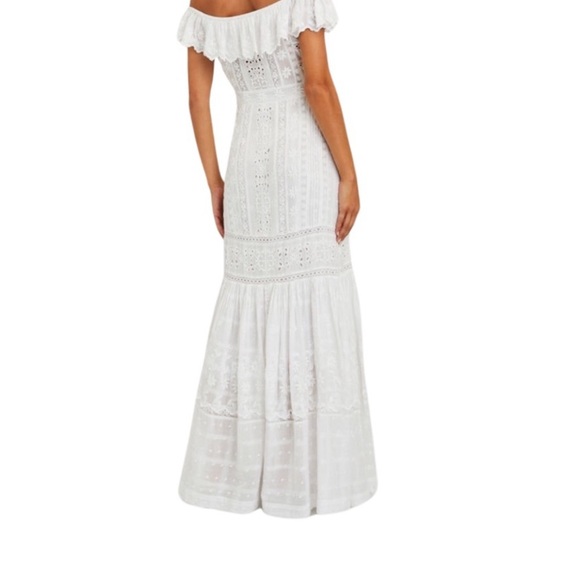 Loveshackfancy Niko Ruffled Eyelet Maxi Dress size 4 - Picture 4 of 11